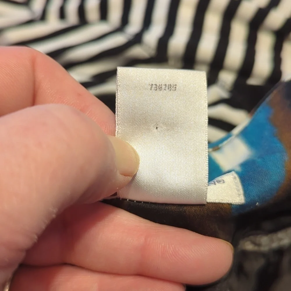 Worthington Stretch Chevron Southwestern feel Swinging Mini - Size 14 - Picture 11 of 12